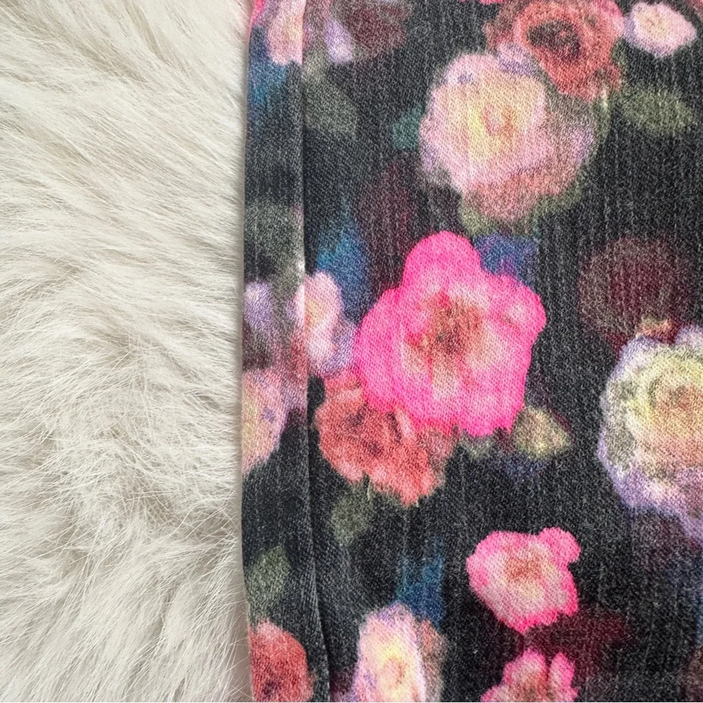 Justice floral print skinny jeans size girls 10 - Picture 3 of 11